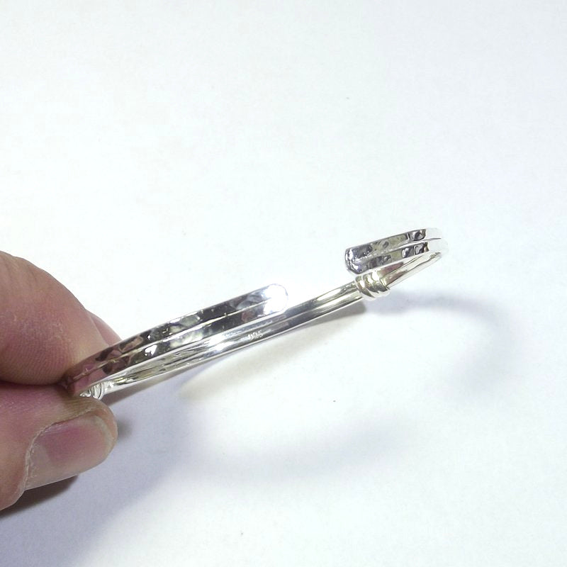 Bracciale argento da uomo - rigido