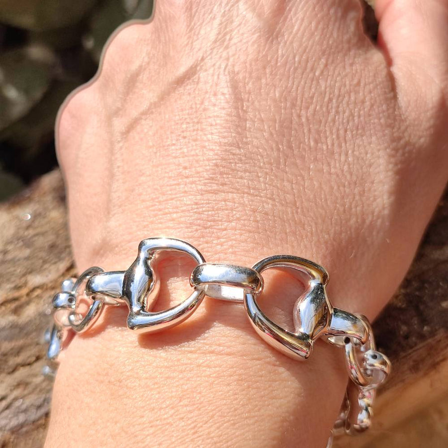 Bracciale AURORA in argento 925 maglia FIOCCO | GIOIELLI IN ARGENTO