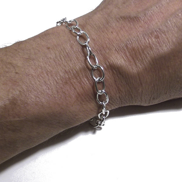 Bracciale a catena LEA in argento 925 | Bracciali classici ilmondodiwit.com