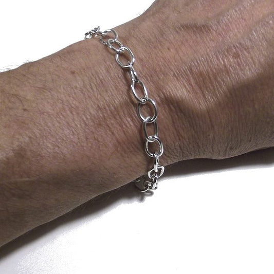 Bracciale a catena LEA in argento 925 | Bracciali classici ilmondodiwit.com