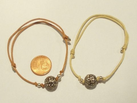 freeitalianjewels - Bracciale / Collana sfera argento- Zircone - ilmondodiwit - Collana