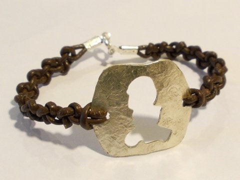 BRACCIALE ELBA argento cuoio – immagine2