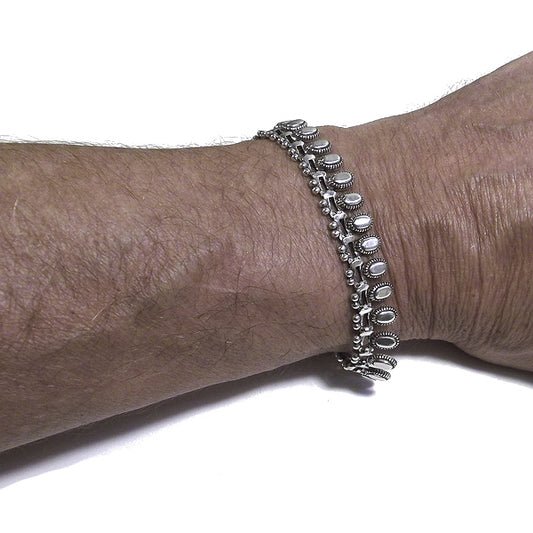 Bracciale etnico JAIMINI in argento 925 | Bracciali indiani SNAKE originali - Il mondo di Wit