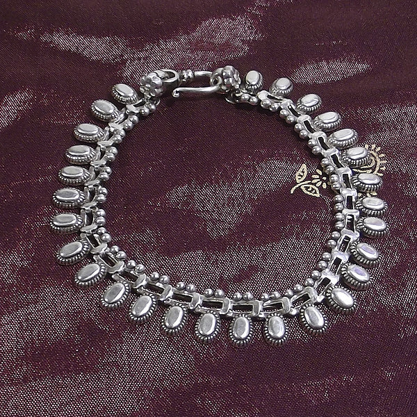 Bracciale etnico JAIMINI in argento 925 | Bracciali indiani SNAKE originali - Il mondo di Wit