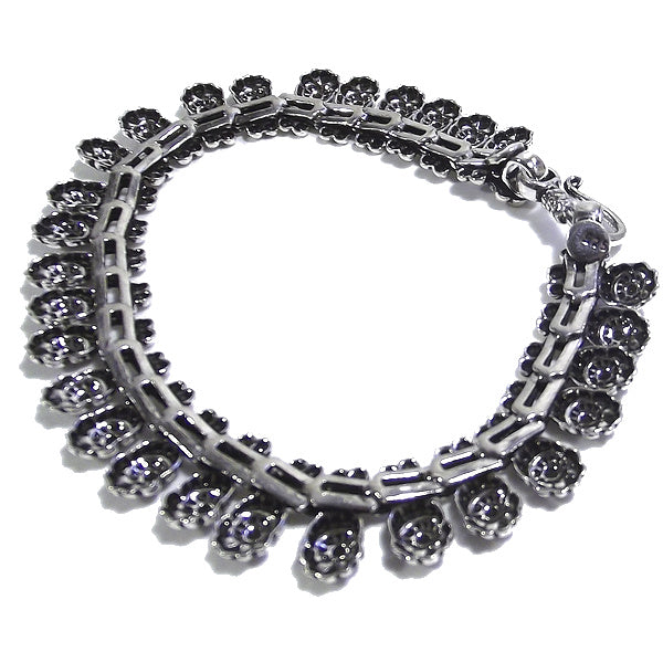 Bracciale etnico JIGAR in argento 925 | Bracciali indiani SNAKE originali - Il mondo di Wit