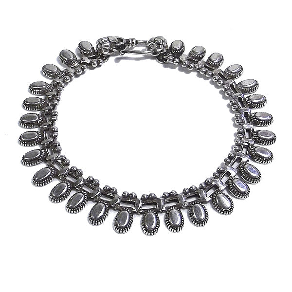Bracciale etnico JAIMINI in argento 925 | Bracciali indiani SNAKE originali - Il mondo di Wit