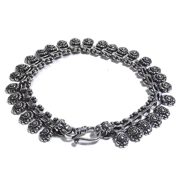 Bracciale etnico JIGAR in argento 925 | Bracciali indiani SNAKE originali - Il mondo di Wit