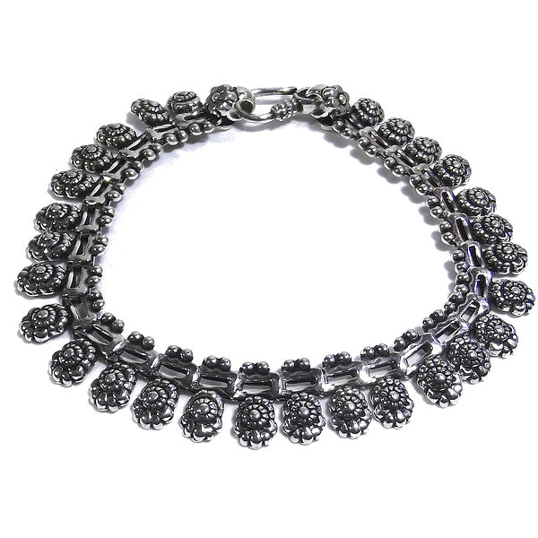 Bracciale etnico JIGAR in argento 925 | Bracciali indiani SNAKE originali - Il mondo di Wit