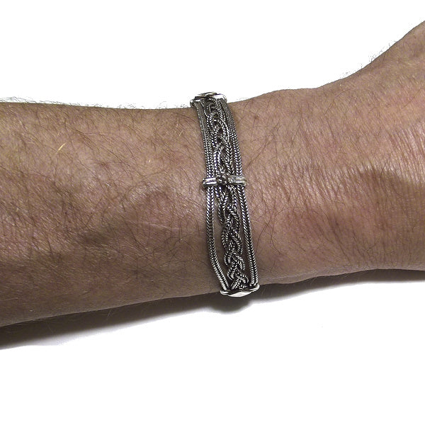 Bracciale TATIARA in argento 925 | Bracciali indiani SNAKE originali - Il mondo di Wit