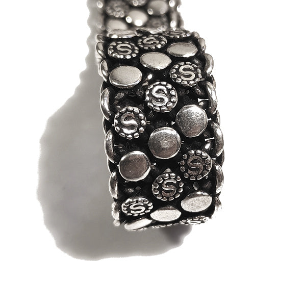 Bracciale etnico NANDINI in argento 925 | Bracciali indiani SNAKE originali - Il mondo di Wit