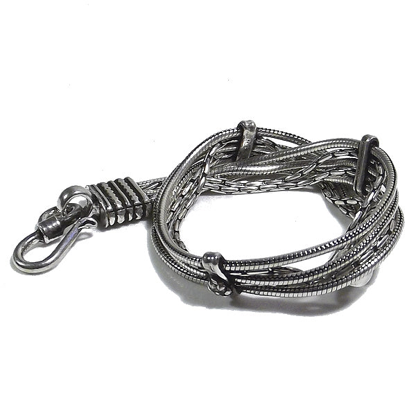 Bracciale KINTA in argento 925 | Bracciali indiani SNAKE originali - Il mondo di Wit