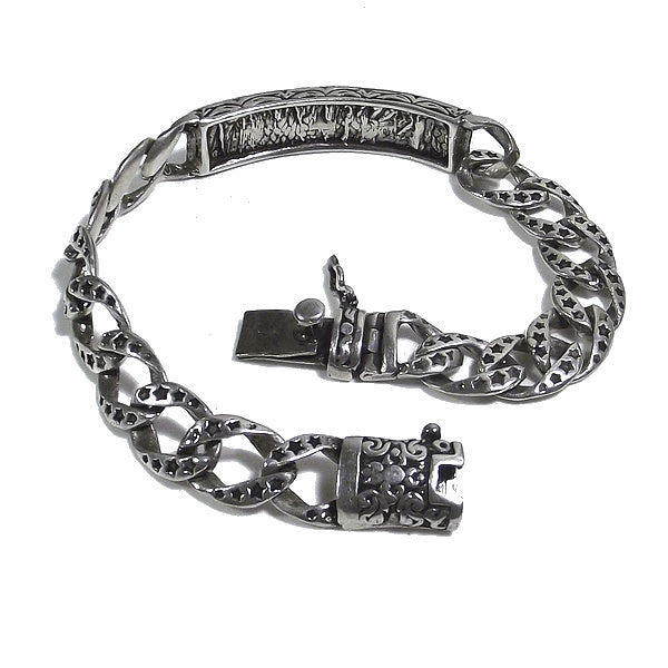 Bracciale OM NAMAH Śivāya in argento 925 | Bracciali indiani SNAKE originali - Il mondo di Wit