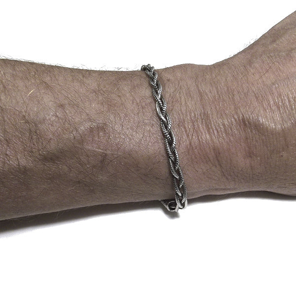 Bracciale etnico HARIA in argento 925 | Bracciali indiani SNAKE originali - Il mondo di Wit