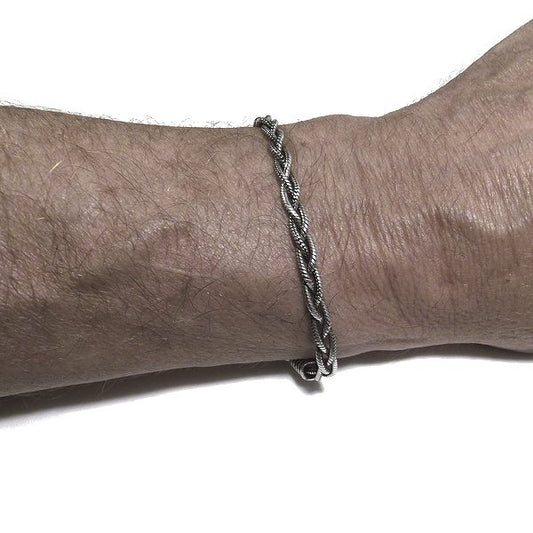Bracciale etnico HARIA in argento 925 | Bracciali indiani SNAKE originali - Il mondo di Wit