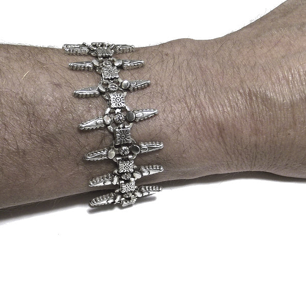 Bracciale etnico KABIA in argento 800 | Bracciali indiani SNAKE originali - Il mondo di Wit