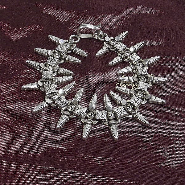 Bracciale etnico KABIA in argento 800 | Bracciali indiani SNAKE originali - Il mondo di Wit