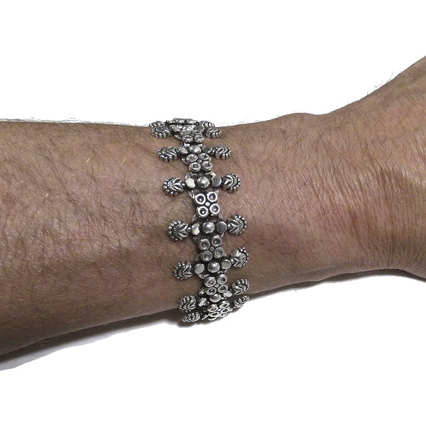 Bracciale etnico PRITUL in argento 800 | Bracciali indiani SNAKE originali - Il mondo di Wit