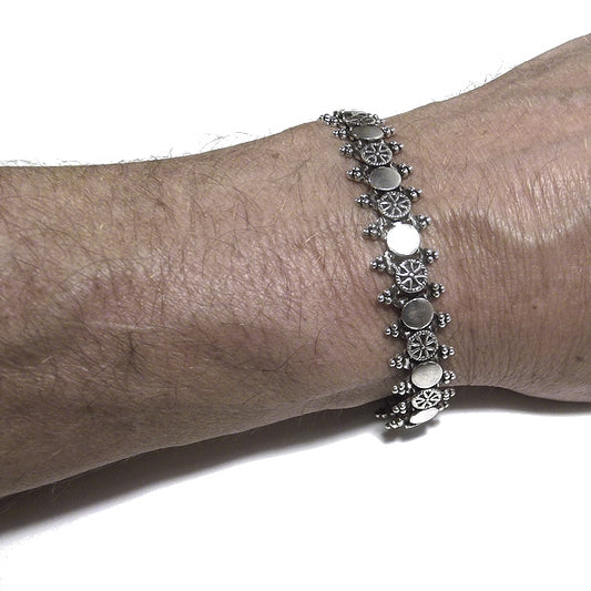 Bracciale etnico ROMILA in argento 925 | Bracciali indiani SNAKE originali - Il mondo di Wit