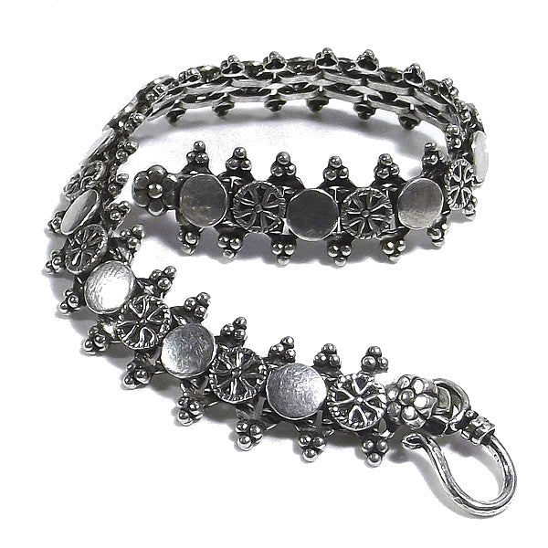 Bracciale etnico ROMILA in argento 925 | Bracciali indiani SNAKE originali - Il mondo di Wit