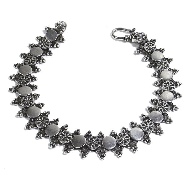 Bracciale etnico ROMILA in argento 925 | Bracciali indiani SNAKE originali - Il mondo di Wit