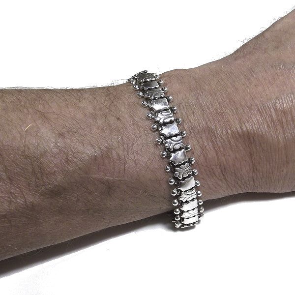 Bracciale etnico SONTH in argento 925 | Bracciali indiani SNAKE originali - Il mondo di Wit