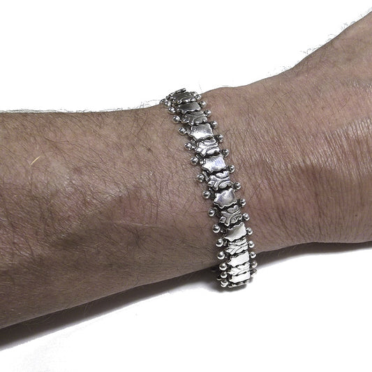 Bracciale etnico SONTH in argento 925 | Bracciali indiani SNAKE originali - Il mondo di Wit