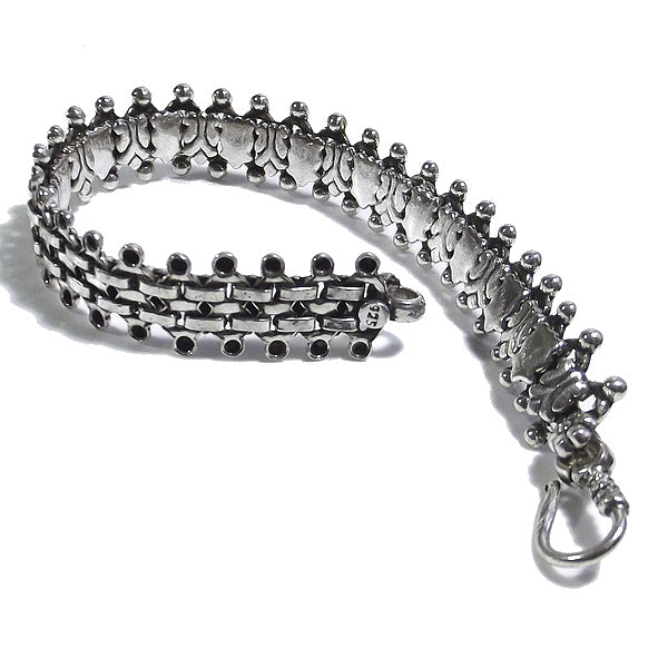 Bracciale etnico SONTH in argento 925 | Bracciali indiani SNAKE originali - Il mondo di Wit