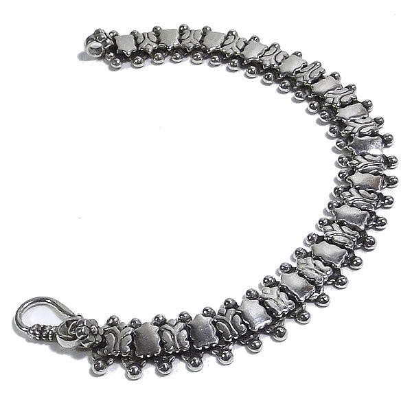 Bracciale etnico SONTH in argento 925 | Bracciali indiani SNAKE originali - Il mondo di Wit