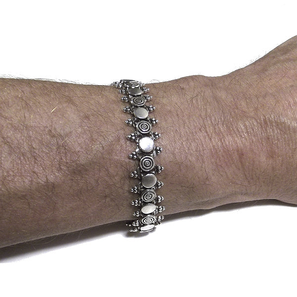 Bracciale etnico SHAKTI in argento 925 | Bracciali indiani SNAKE originali - Il mondo di Wit