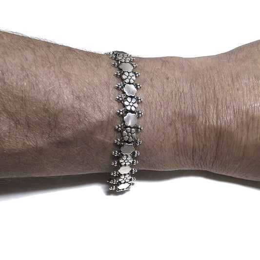 Bracciale etnico AIGIRI in argento 925 | Bracciali indiani SNAKE originali - Il mondo di Wit