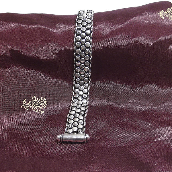 Bracciale etnico NANDINI in argento 925 | Bracciali indiani SNAKE originali - Il mondo di Wit