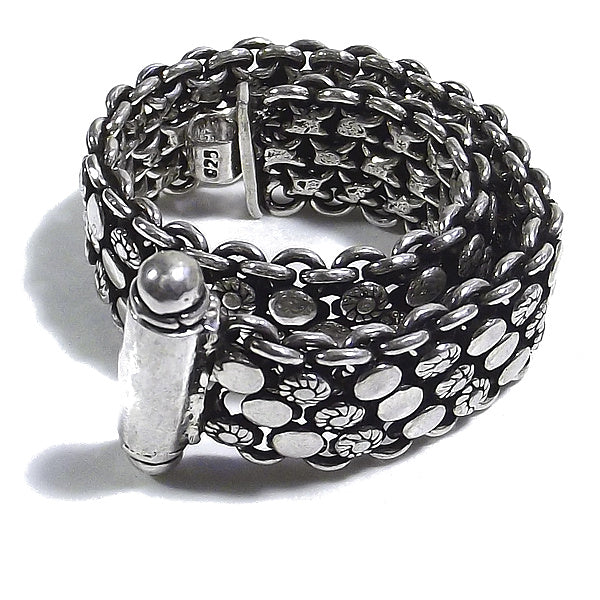Bracciale etnico NANDINI in argento 925 | Bracciali indiani SNAKE originali - Il mondo di Wit
