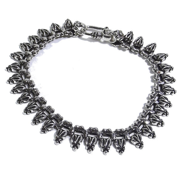 Bracciale etnico Yaksh in argento 925 | Bracciali indiani SNAKE originali - Il mondo di Wit