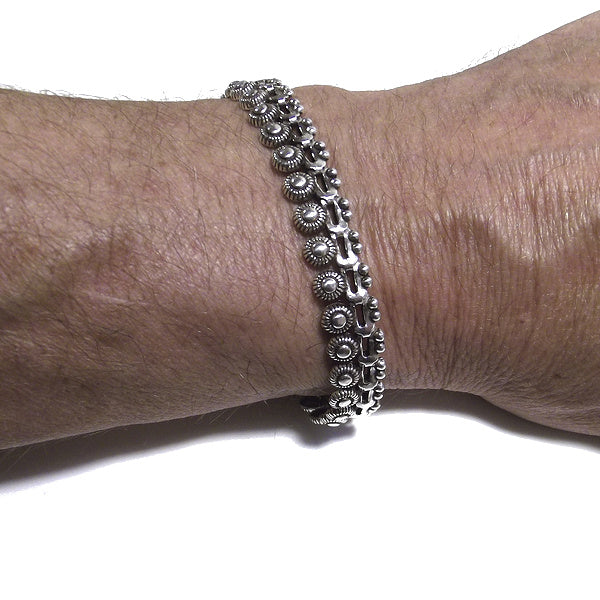 Bracciale etnico YANSH in argento 925 | Bracciali indiani SNAKE originali - Il mondo di Wit