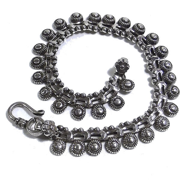 Bracciale etnico YANSH in argento 925 | Bracciali indiani SNAKE originali - Il mondo di Wit