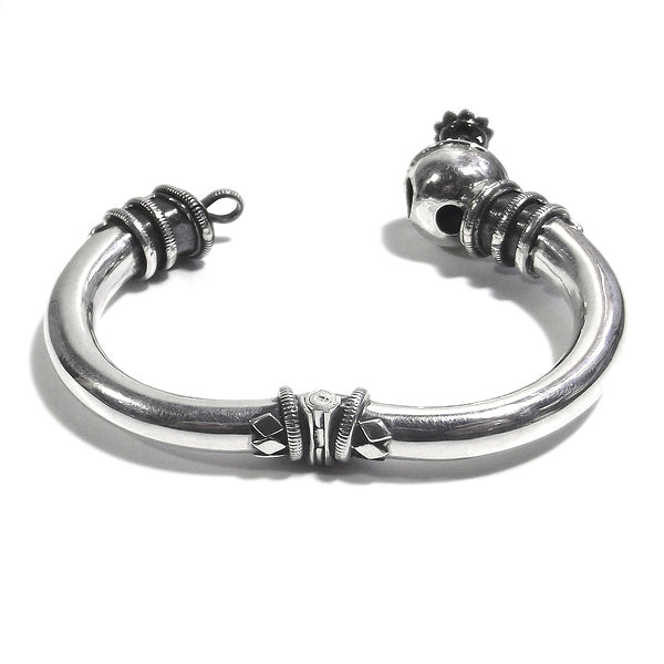 Bracciale etnico AAMANI in argento rigido | Gioielli etnici Il mondo di Wit