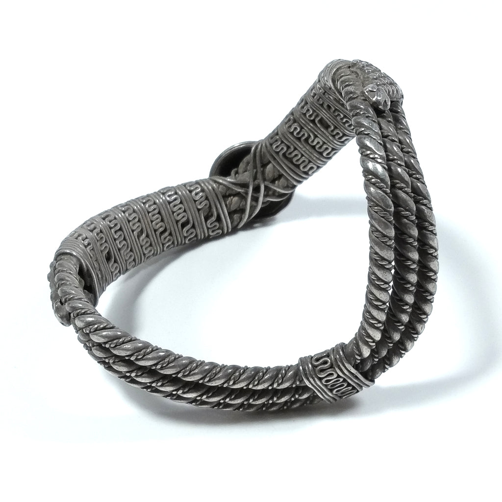 Bracciale rigido in argento 925 - PONDICHERRY