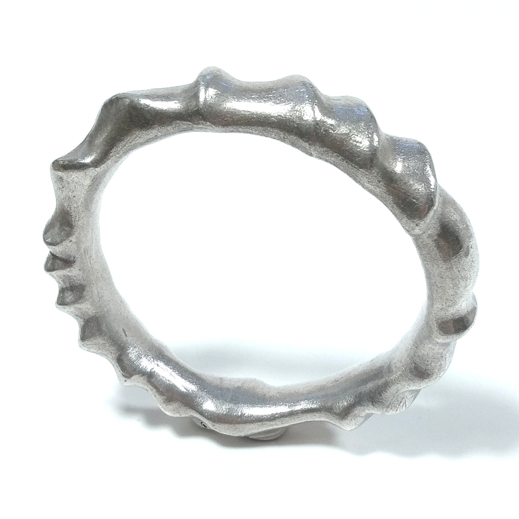 Bracciale rigido d'argento in argento 925 Bracciale artigianale | GIOIELLI IN ARGENTO