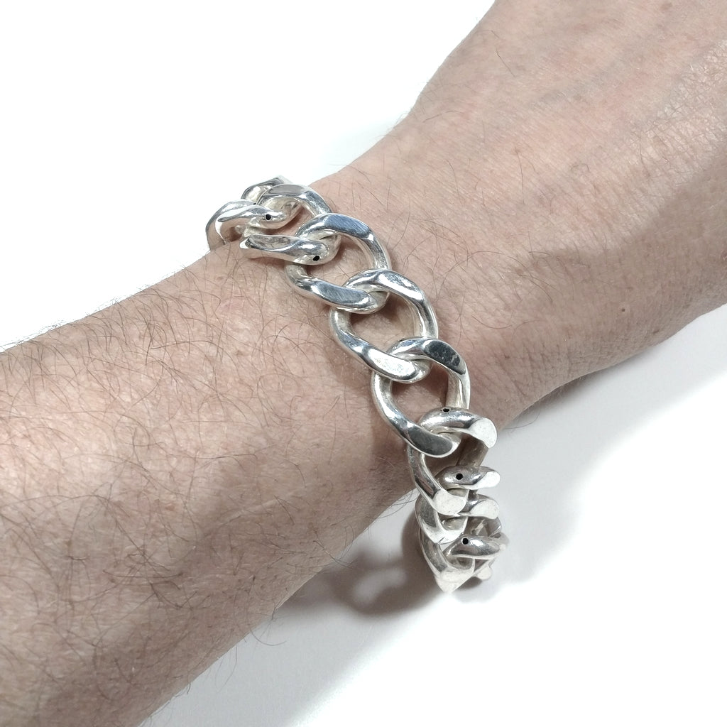 Bracciale d'argento in argento 925 Bracciale artigianale | GIOIELLI IN ARGENTO