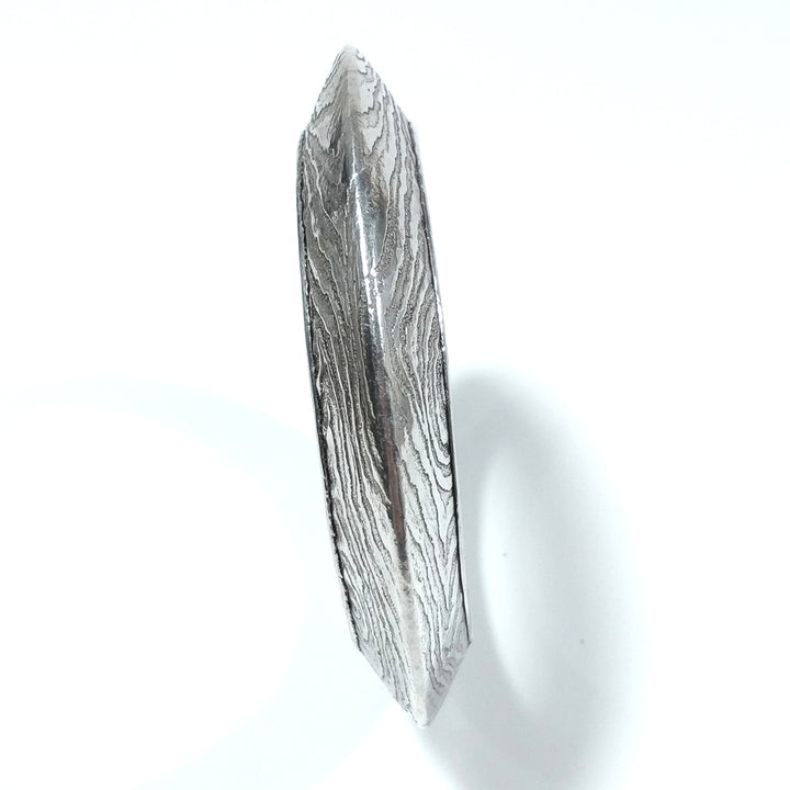 Bracciale etnico rigido in argento 925