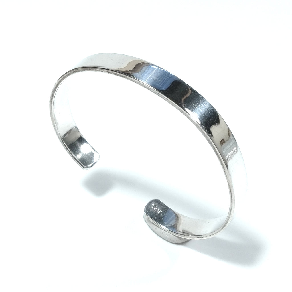 Bracciale rigido d'argento in argento 925 Bracciale artigianale | Bracciale Schiava