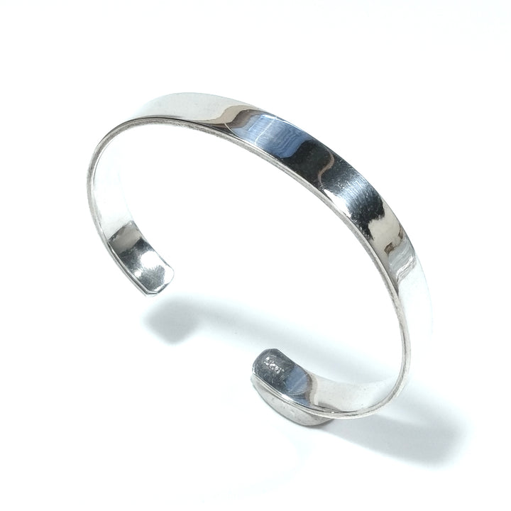 Bracciale rigido d'argento in argento 925 Bracciale artigianale | Bracciale Schiava