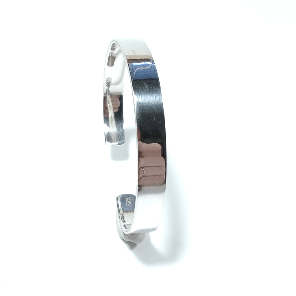Bracciale rigido d'argento in argento 925 Bracciale artigianale | Bracciale Schiava