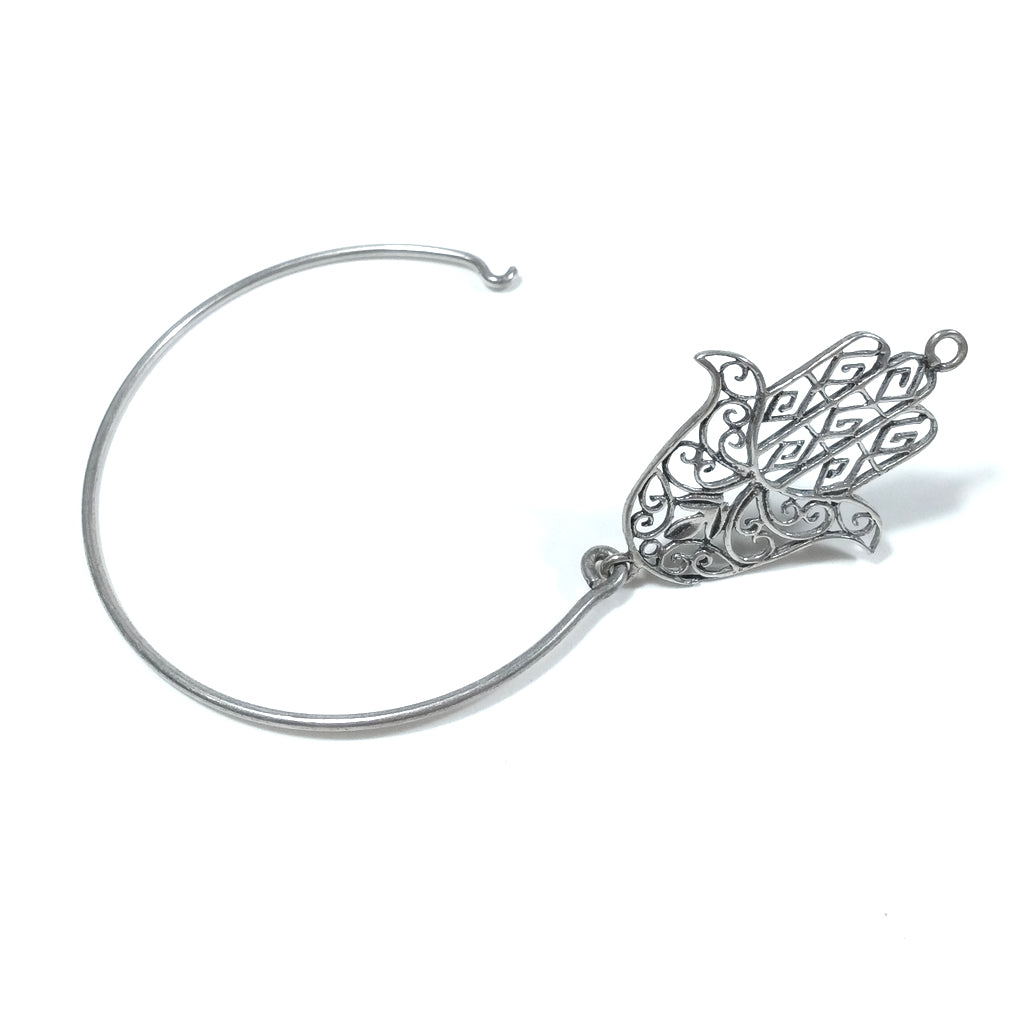 Bracciale in argento 925 mano di Fatima
