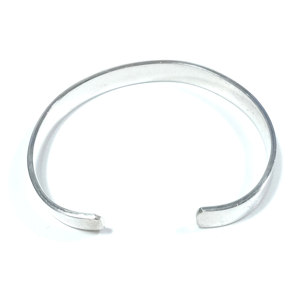 Bracciale rigido d'argento in argento 925 Bracciale artigianale | Bracciale Schiava