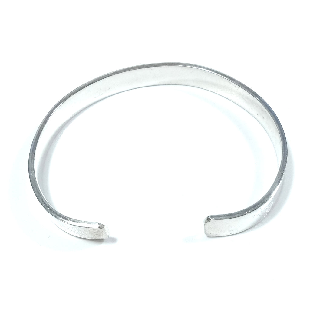 Bracciale rigido d'argento in argento 925 Bracciale artigianale | Bracciale Schiava