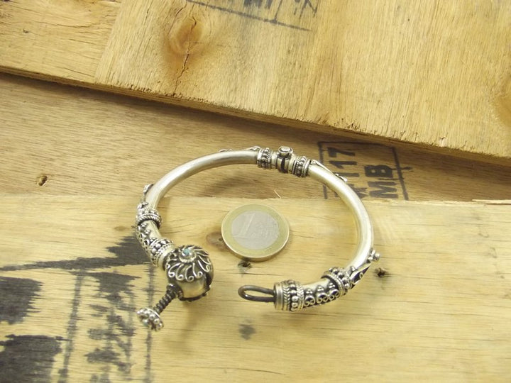 BRACELET band with filigree - EMERALD