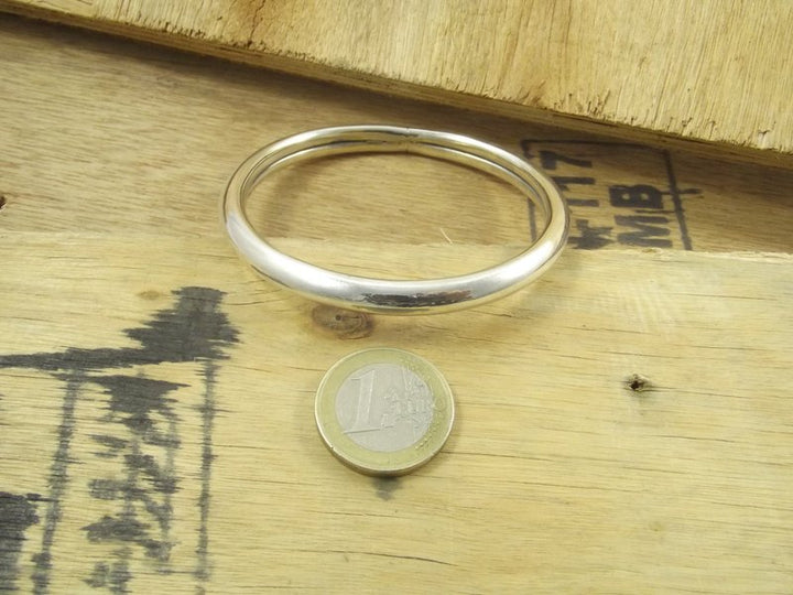 BRACCIALE in argento 925 a fascia bombata III