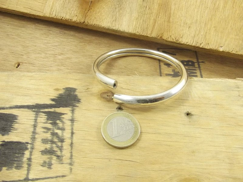 BRACCIALE in argento 925 a fascia bombata III