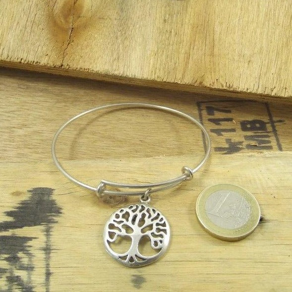 BRACCIALE fascia liscia tonda - Albero della vita - ilmondodiwit - Bracciale